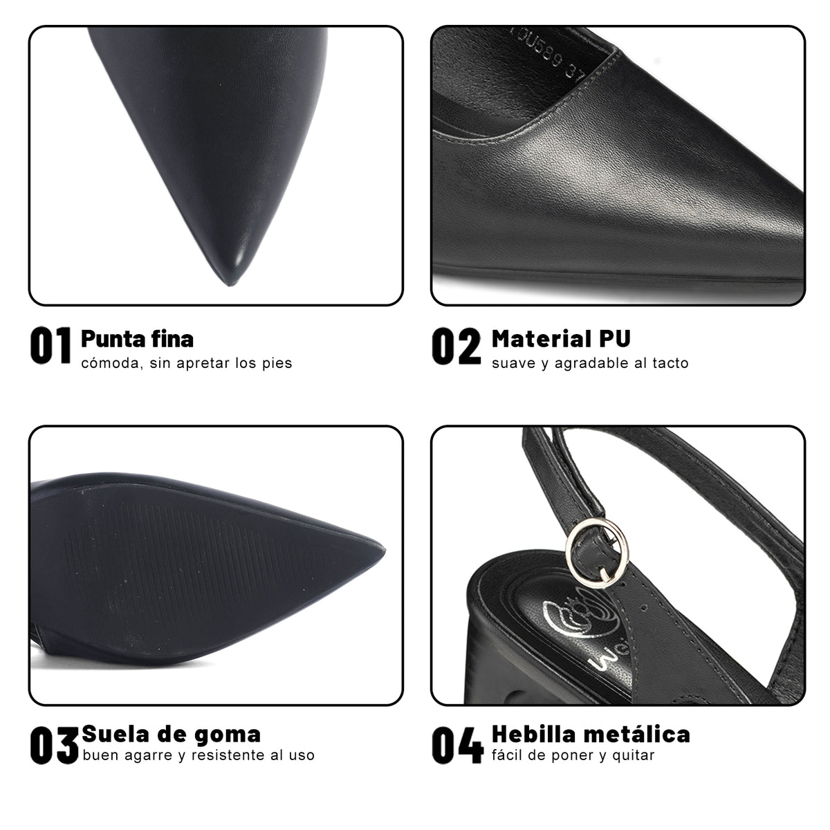 YOU589 Negro datos del producto 1