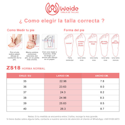 Botine Mujer Carlota Negro Weide