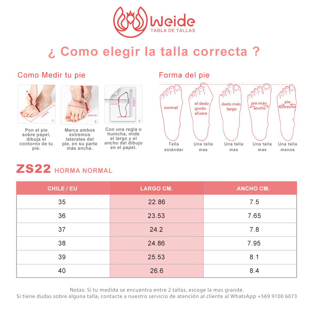 Botin Mujer Clara Negro Weide
