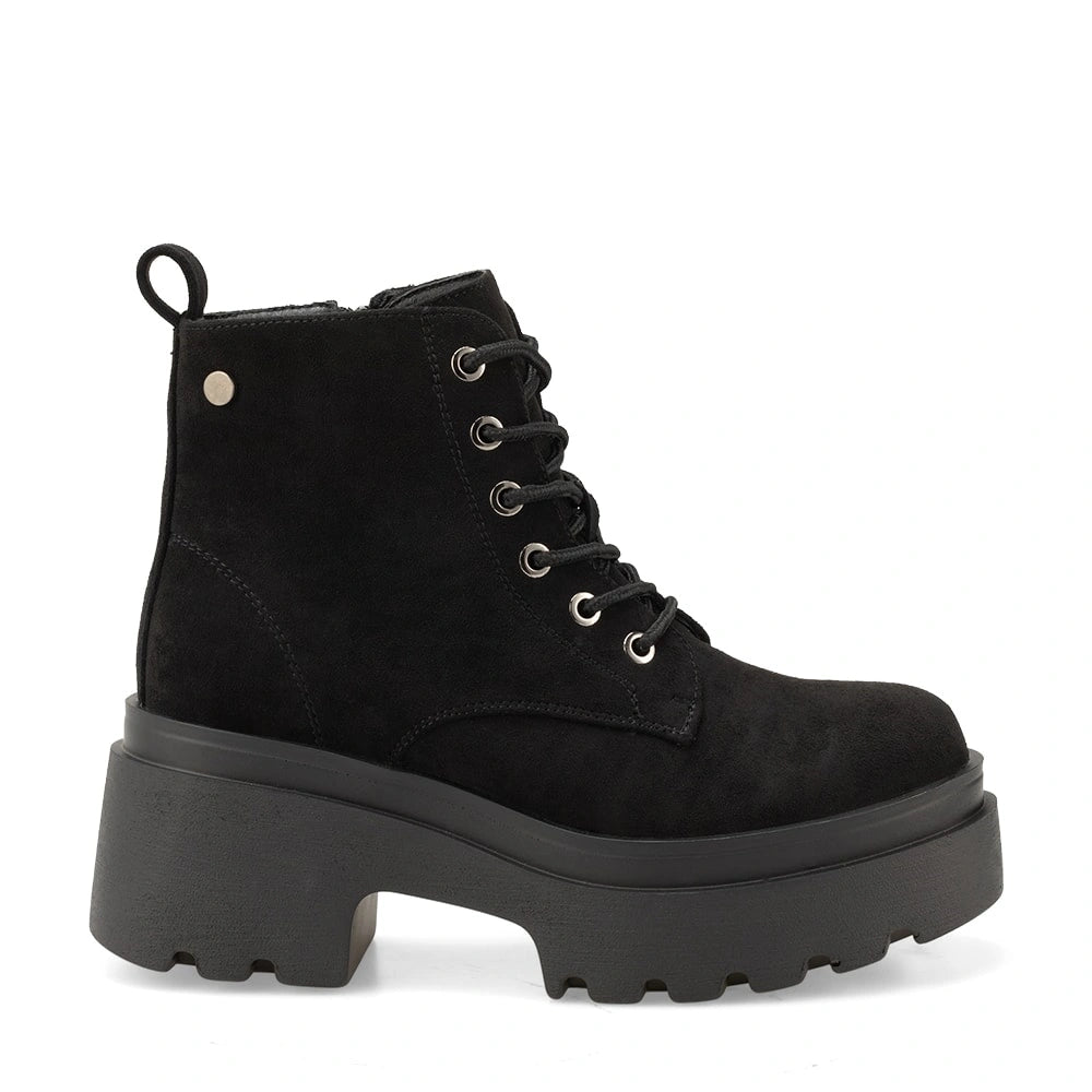 BOTINES PLATAFORMA MUJER NEGRO WEIDE DH31
