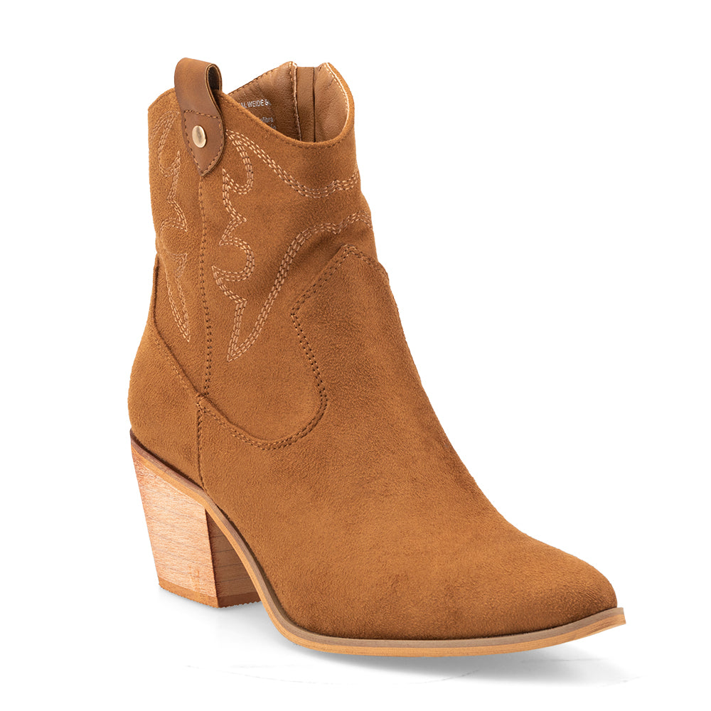 Botin discount camel mujer