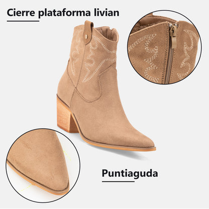 Botin Mujer Emma Caqui Weide
