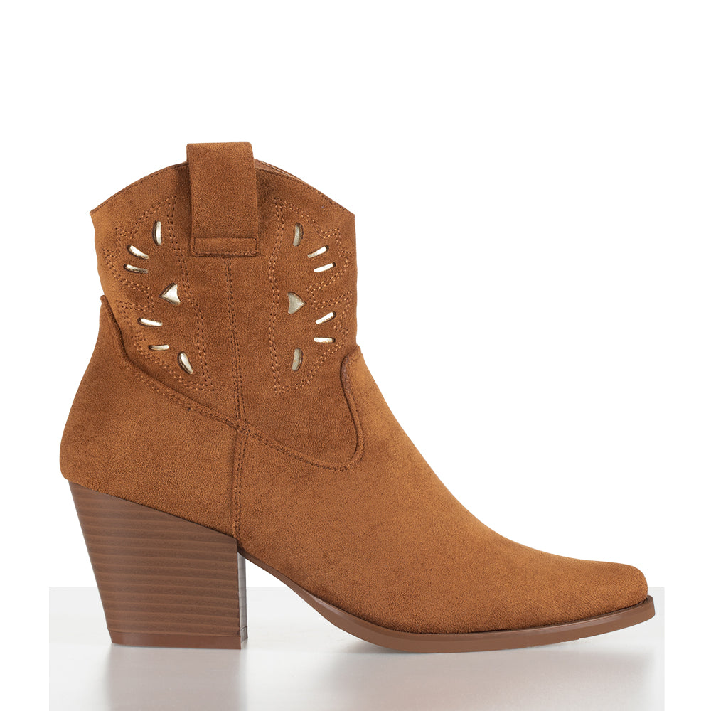 Botine Mujer Candida Camel Weide