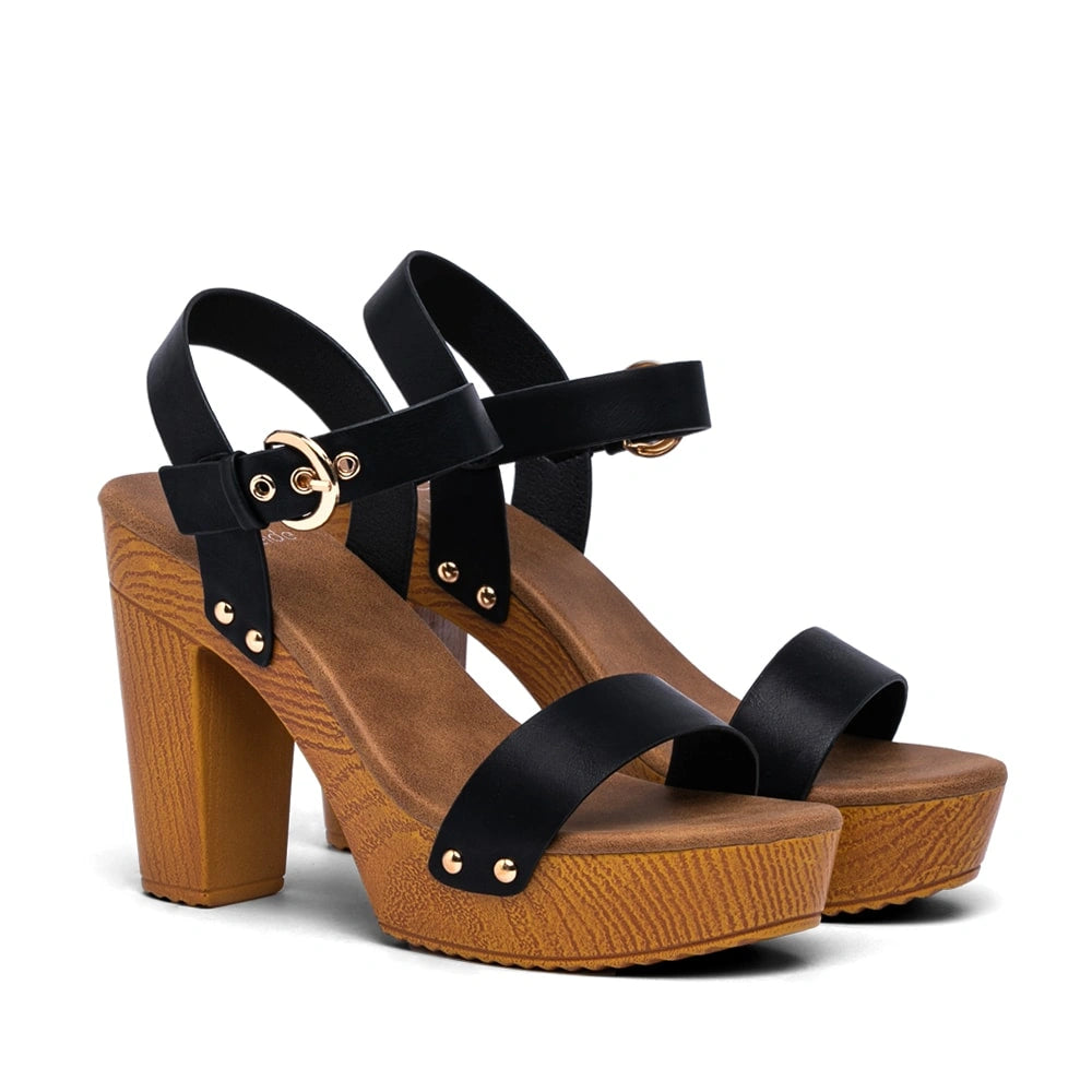 Sandalia Mujer Elida Negro Weide