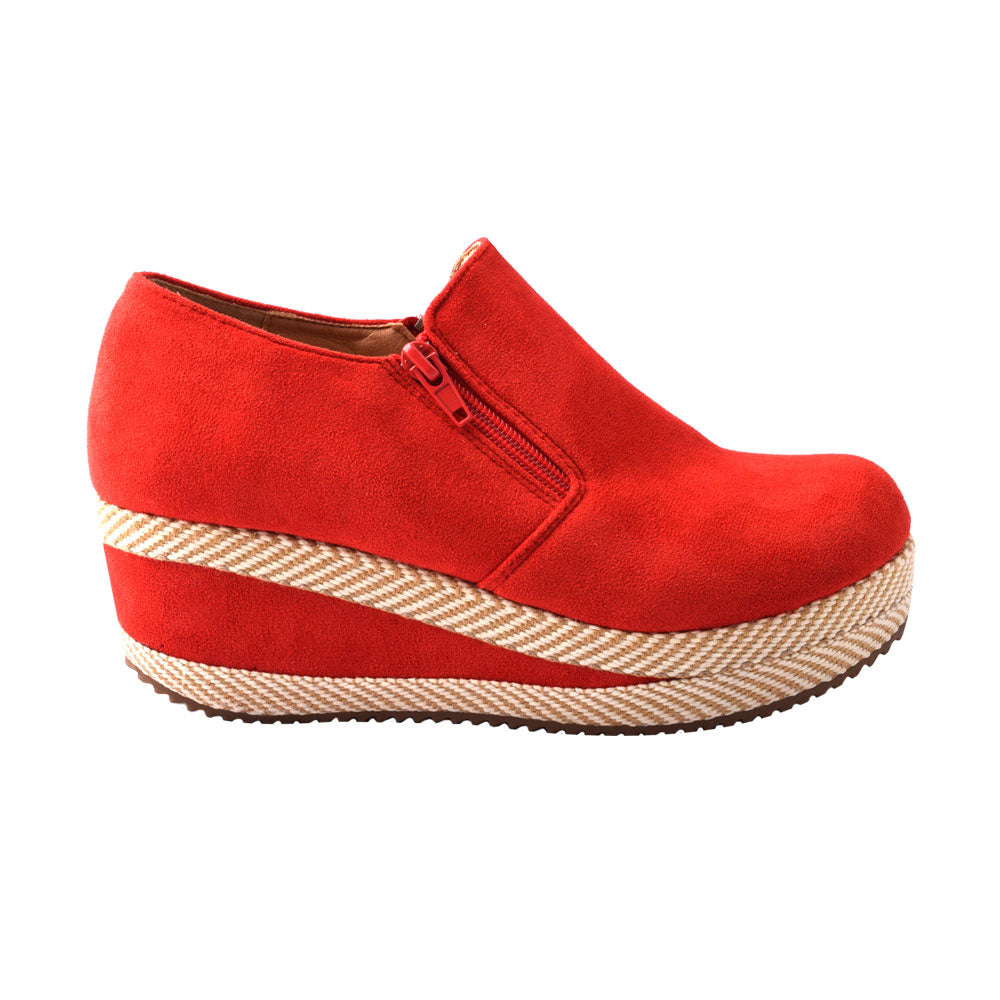 Zapato Sibila Rojo Weide